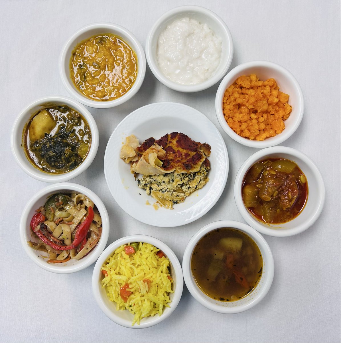 Hearty Vegan Friday with Sloppy Joes !

Jan 23, Vegan Friday 

Sloppy Joes V
Tofu Enchiladas VGF
Veg Rice Pilaf VGF
Lentil Dal VGF
Vegetable Soup VGF
Stir-Fry Pasta V
Bottle Gourd Curry VGF
Spinach &amp; Potatoes VGF
Chapati &amp; Papadam V

Sweet Boondi VGF
Rice Pudding VGF