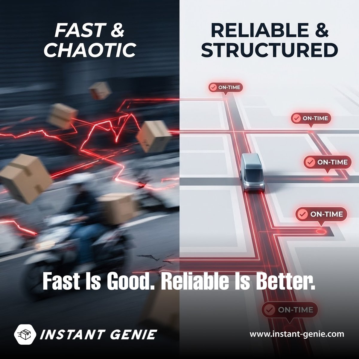 parkbay88's tweet photo. Anyone can promise speed.
Consistency builds trust.
That’s the real difference.
#ReliableDelivery #InstantGenieTrust #ConsistentService #UrbanConfidence #SmartChoice #CanadaBusiness https://t.co/tlneGi31cD