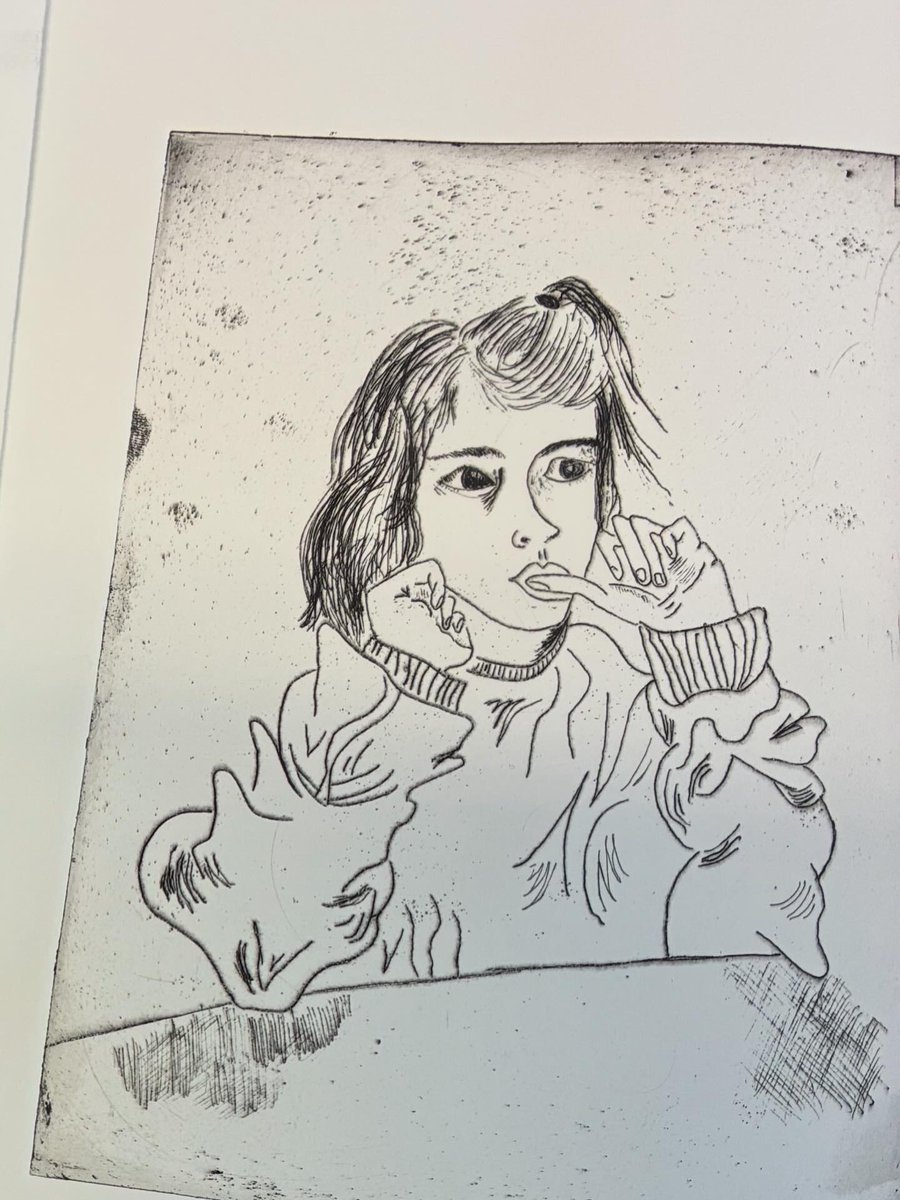 "An etching attempt.." - awarnermusic/IG instagram.com/awarnermusic/p… #AmeliaWarner