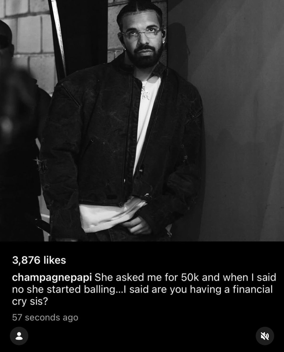 ykykyk123123's tweet photo. Drake IG captions kill me 😭 https://t.co/d5Dl73ehKr
