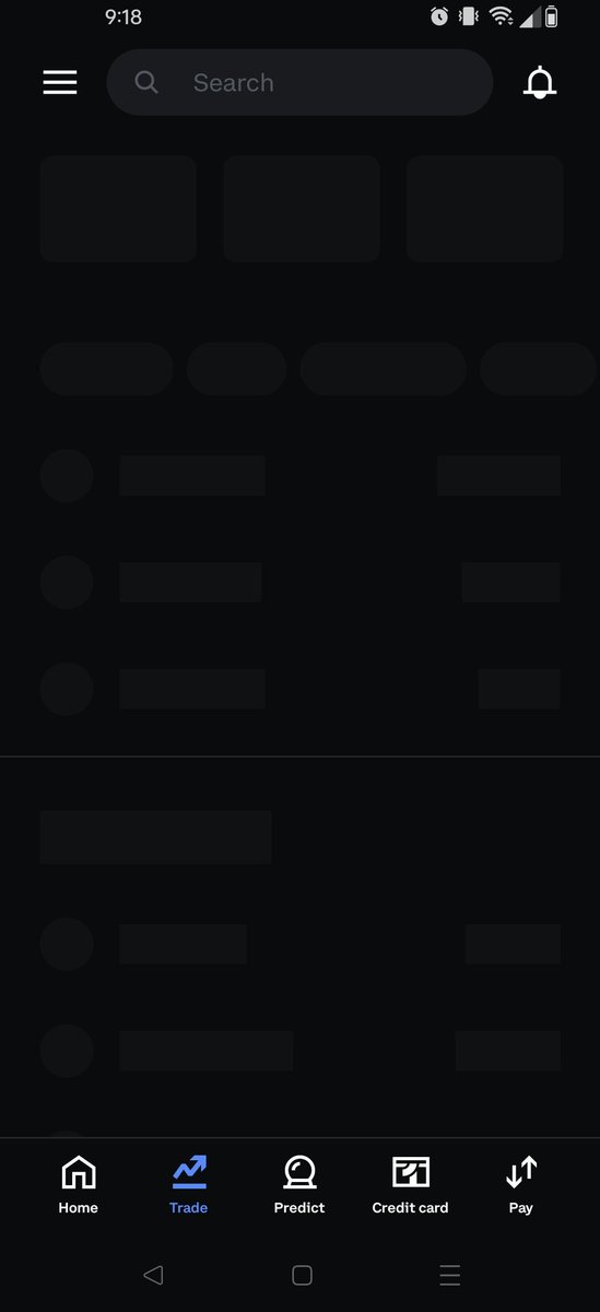 CoinbaseCorner's tweet image. I love @Coinbase - but this jank happens in the app on Android too often. Pages just don't load. I usually just close the app and come back to it later.