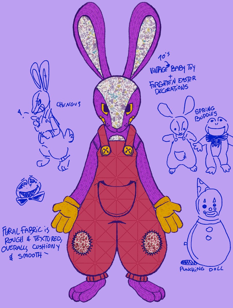 _OKULTRA_'s tweet photo. #TADC #redesign i have a weird love/hate relationship w jax and i wanted to play with his design to better reflect his room / insecurities
hed smell like cheap candy and dusty easter grass, youd hear a rattle as he walks due to the key ring in his pocket https://t.co/r9I7HLtcws