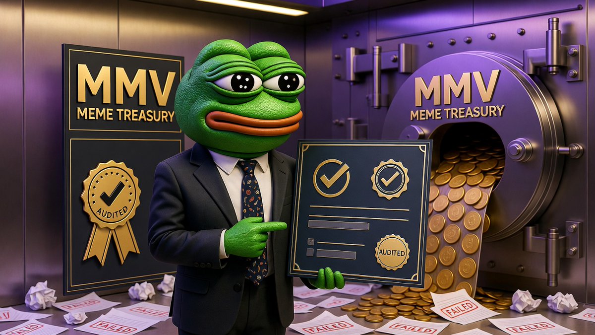 Why most presales fail:
No audit. No utility. No updates. Just hype and hope.
MMV is different:

✅ Dual audited by Coinsult and SCRL
✅ Earn SHIB, PEPE, BONK, NEIRO during presale, not after
✅ MemeTreasury claim launching soon
✅ Team building in public, not hiding

We're not