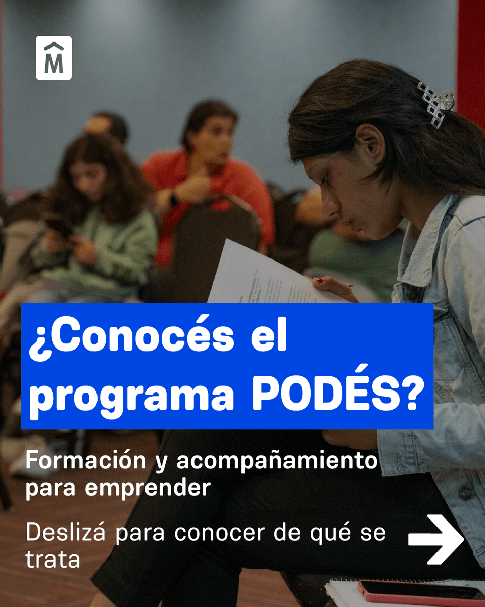 MVDemprende's tweet photo. ¿Tenés un emprendimiento?

El Programa PODÉS de la Unidad MYPES brinda formación y acompañamiento para desarrollar y fortalecer emprendimientos.

📅 Inscripciones abiertas todo el año
📩 infomypes@imm.gub.uy https://t.co/OBj1JxTnCd