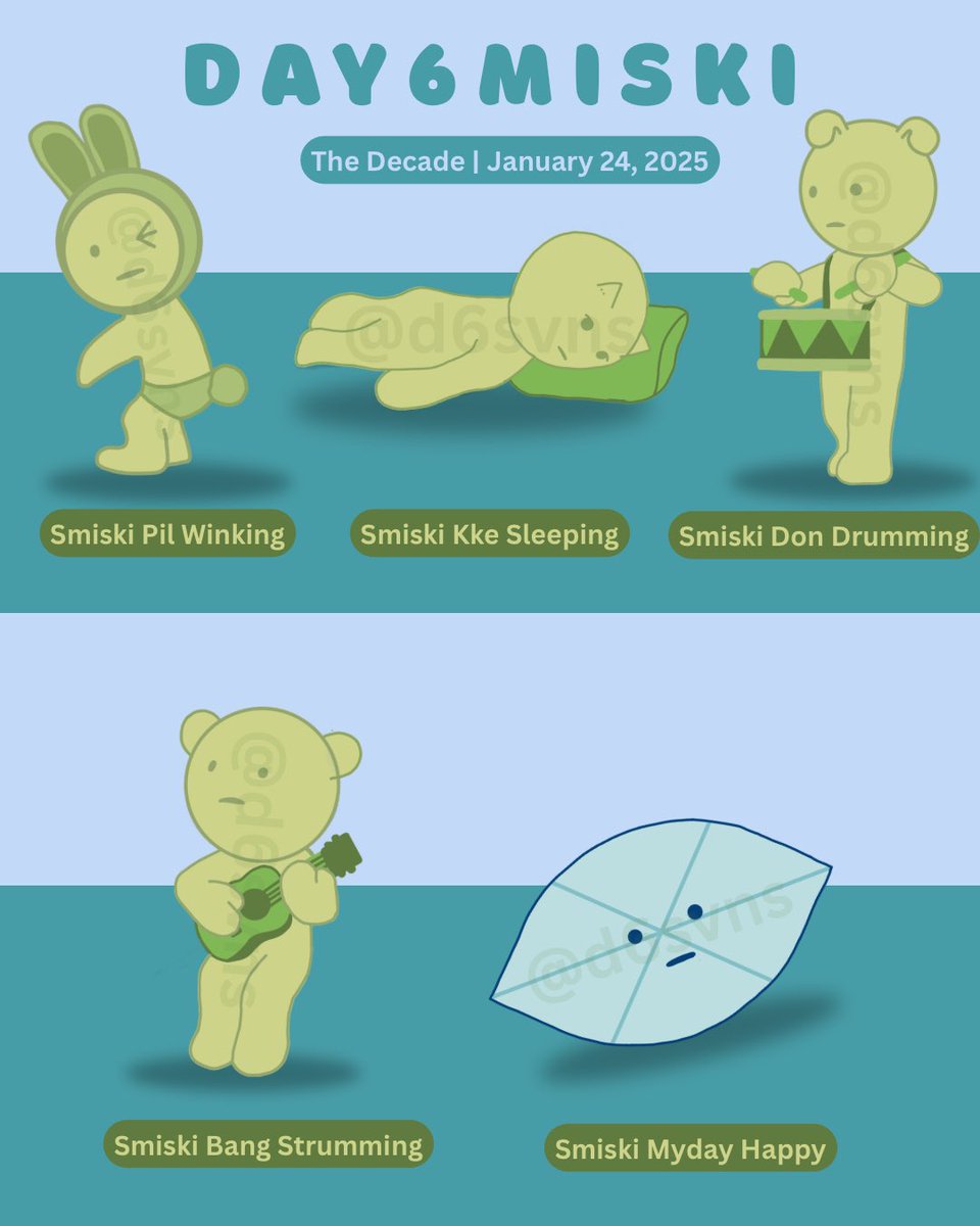 d6svns's tweet image. day6 the decade in manila 🍀 
fan support by @d6svns 

★ smiski inspired stickers
★ like &amp;amp; rt, must show proof
★ strictly 1:1
★ can do on the spot trades but will prioritize randomly giving out

see u &amp;lt;3

#The_DECADE_MANILA #TheDECADEinManila 
#DAY6inManila #DAY6inMNL