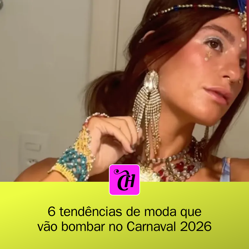 CAPRICHO's tweet photo. 🌟 Preparados para o Carnaval 2026? Confira as 6 tendências de moda que vão bombar e deixá-lo estiloso nos blocos! #Carnaval2026 #ModaFesta 🎉
https://t.co/BZEPFePdBj https://t.co/RNVWp1bro5