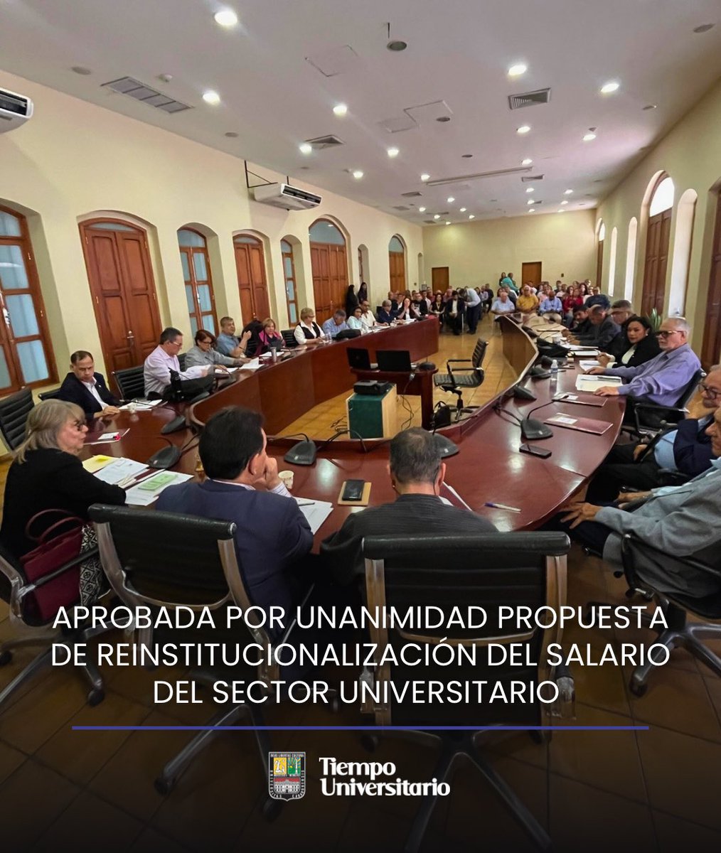 #Noticias Consejo Universitario aprobó por unanimidad propuesta para la reinstitucionalización del salario del sector universitario || Comunidad ucista participó en sesión de este viernes #23Ene 

instagram.com/p/DT3Iao9DqYX/…