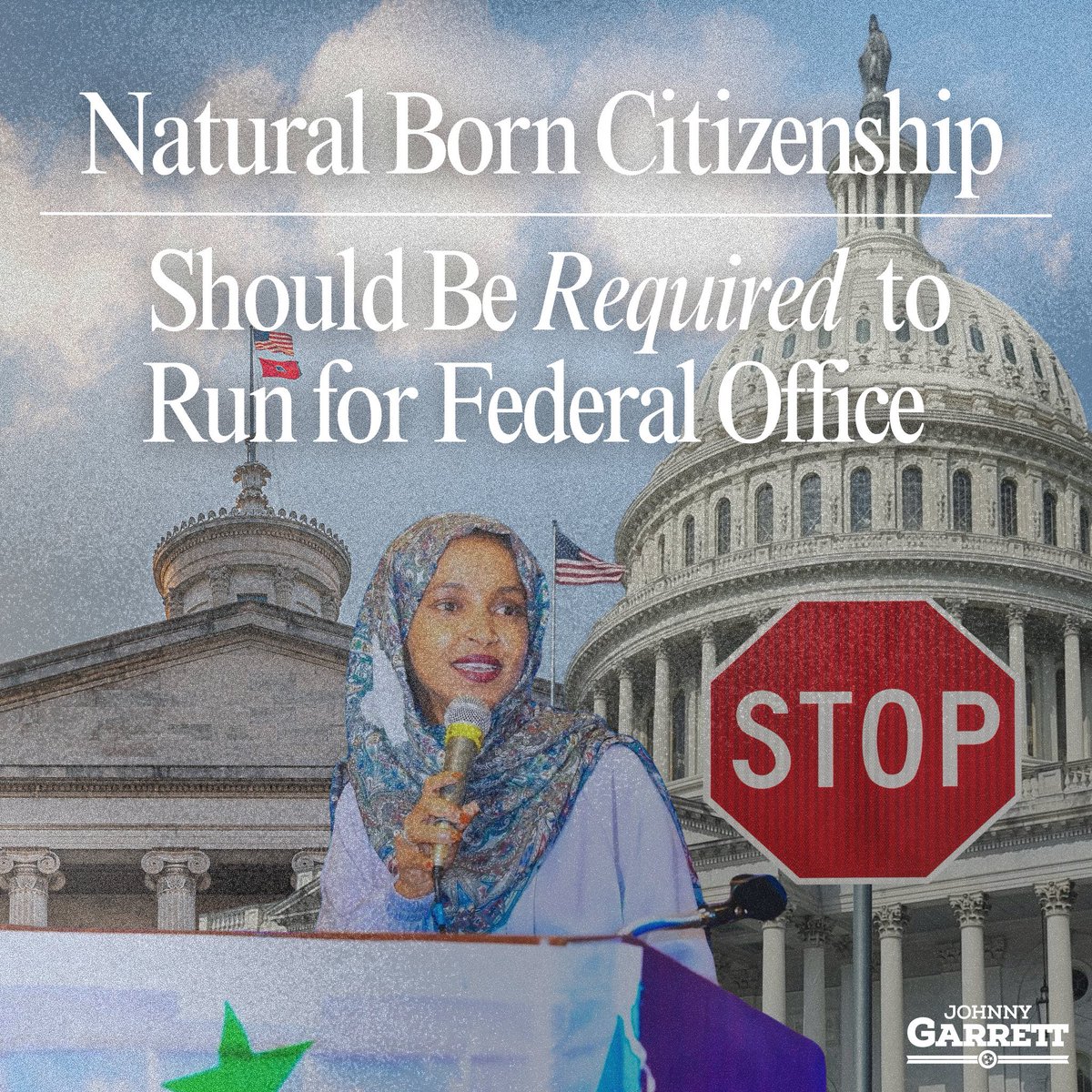 AlexDuncanTX's tweet image. This is common sense. No foreign-born citizen should hold any elected office.