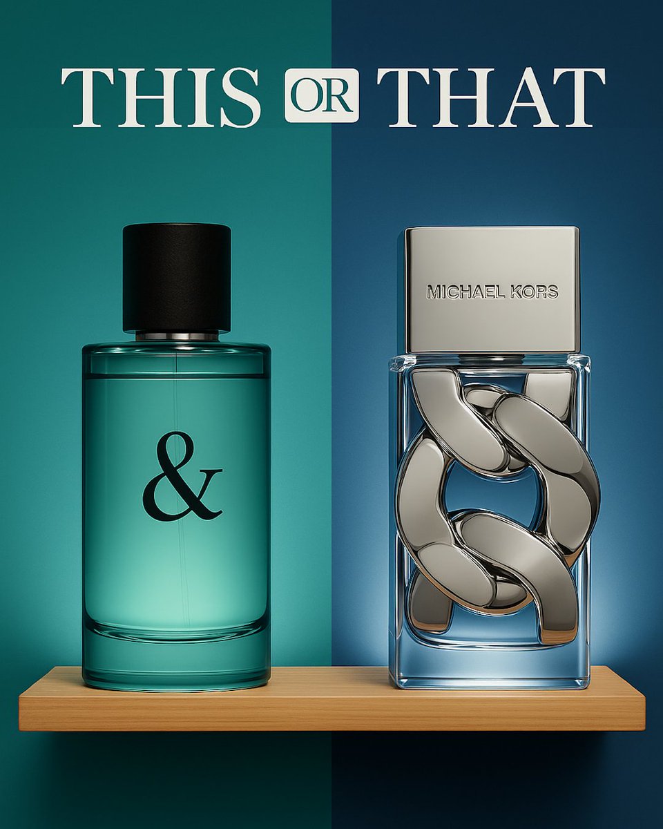 FragranceX's tweet image. #Tiffany: clean, fresh and refined 🖤 #MichaelKors: smooth, bold and confident.
Minimal or statement-making? 😎 

Tell us all about it in the comments below and #shop both items at FragranceX 🛍️