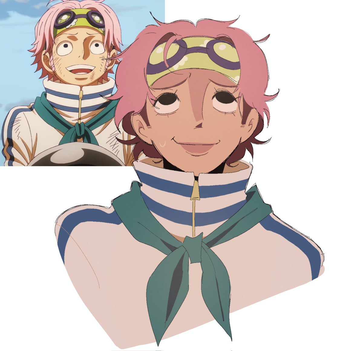 yowaimomo_'s tweet image. fem koby!! i don't think she would look any different