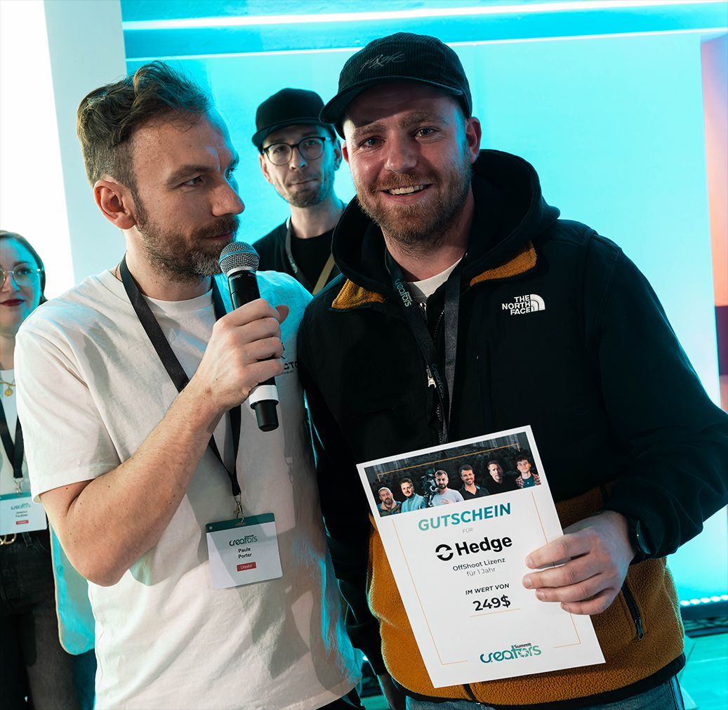 hedgeforvideo's tweet image. Last weekend, @steady_film hosted the 2026 Creator Summit in Bayreuth, Germany. We were happy to be part of it with an OffShoot Pro license giveaway. Congrats to all winners. Enjoy worry-free offloading this coming year!

@creators_summit.de #offshoot #dit #offload #filetransfer