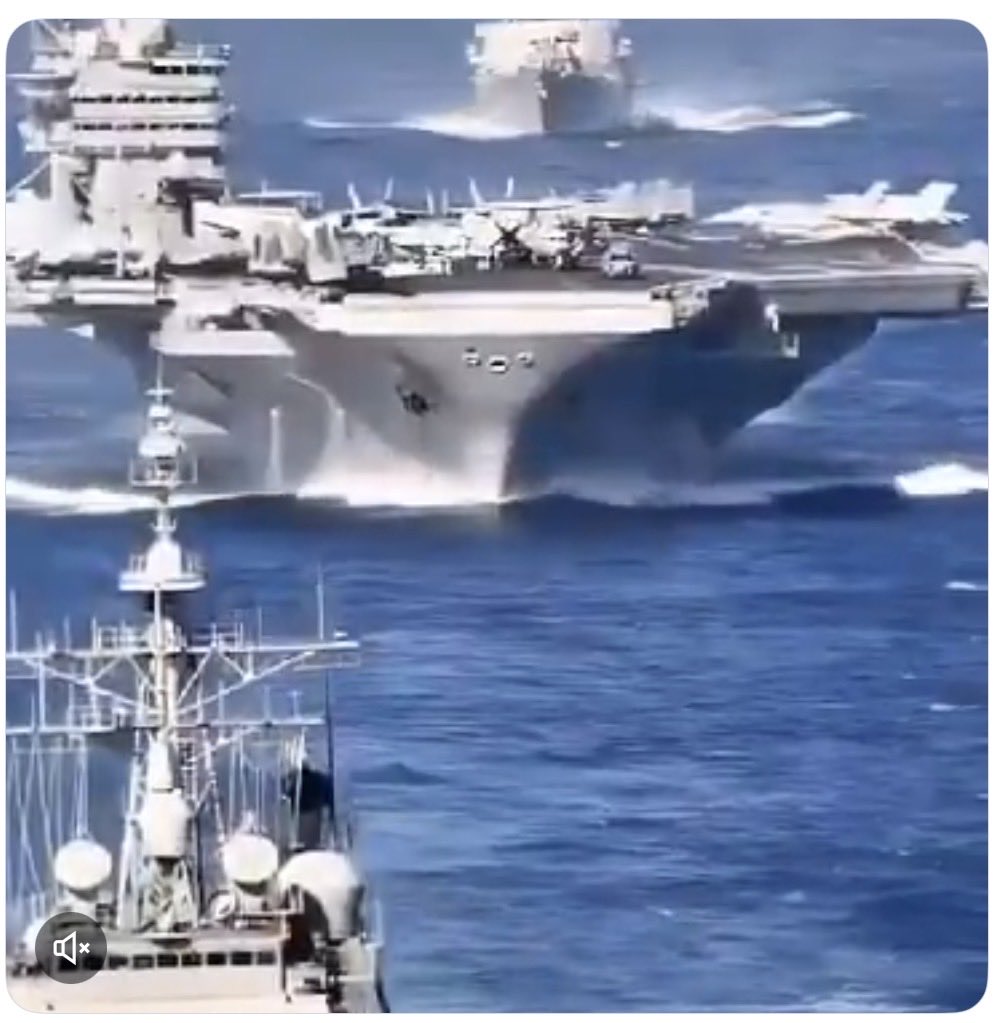 كل هذا الترهيب والتخويف اذا وصل حدود ايِـران . سينتهي كله في قاع البحر. انتظروا وشاهدوا #العراق_امن_برجاله