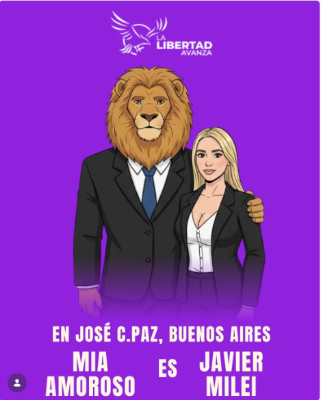 jjhm_777's tweet photo. @miaamoroso29 MIA AMOROSO ES JAVIER MILEI  @miaamoroso29 ♥️ 🦁💜 https://t.co/VZuQrGex7R