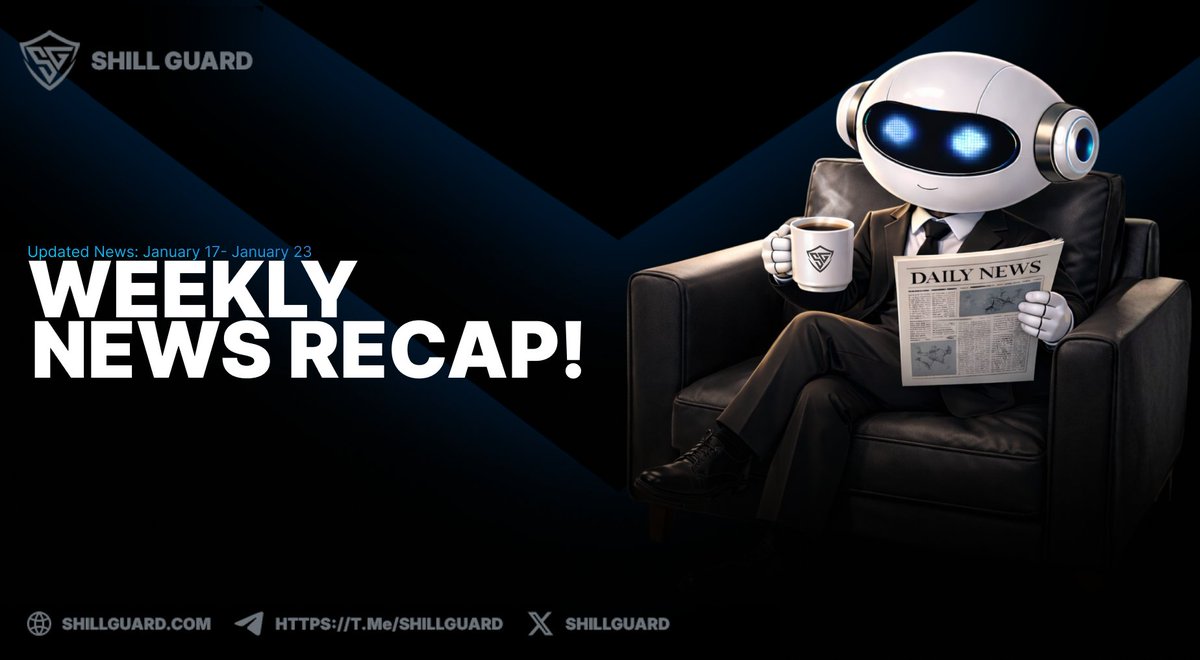 Weekly News Recap | Jan 17 – 23 📰

Macro extremes, institutional acceleration, and regulatory alignment continued to reshape the crypto and financial landscape.

🥇 Precious Metals Break Out
Silver surged to $100 for the first time ever, while gold set a new all-time high at