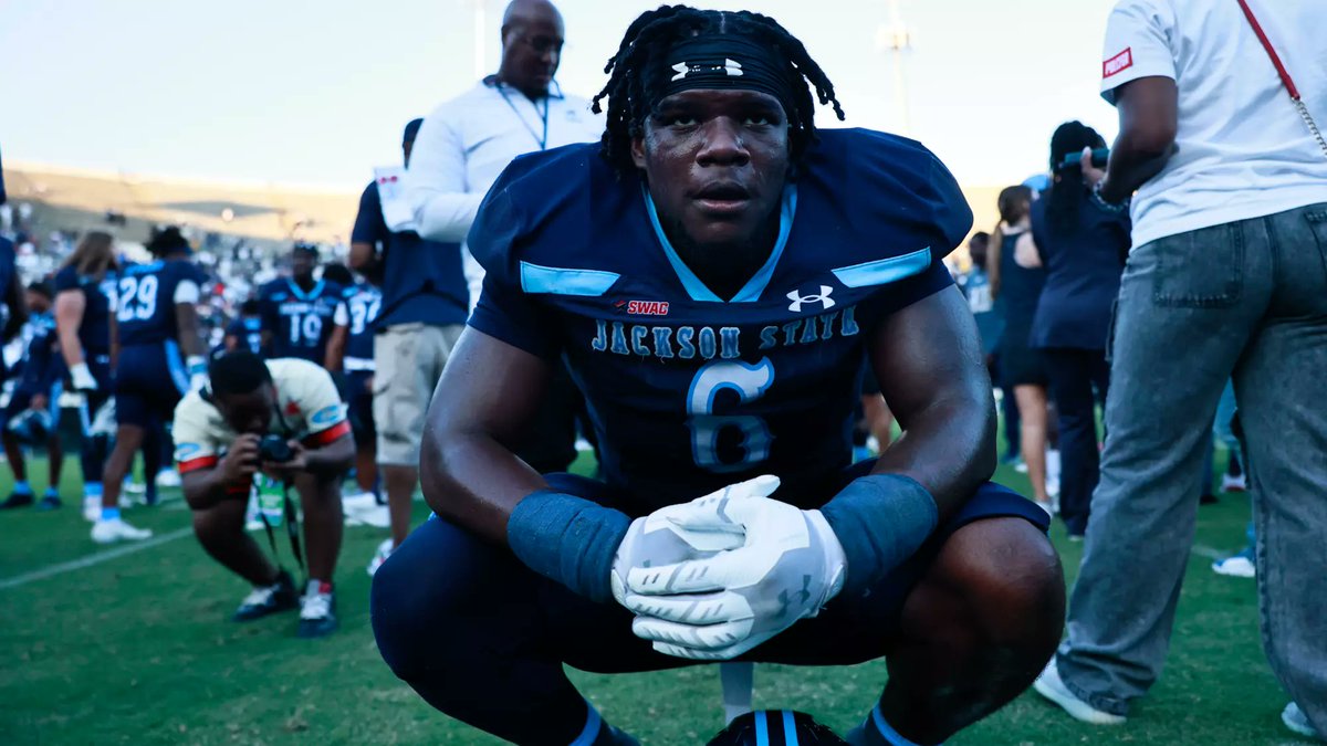 CamMellor's tweet image. Highest pressure rate (pressures/snaps), SWAC EDGE in 2025:

Quincy Ivory, Jackson State: 16.9%
Jason Patterson, Texas Southern: 14.9%
Jeremy Greaves Jr., Bethune-Cookman: 14.1%
Bryce Cage, Grambling State: 13.5%
Isaiah Washburn, Bethune-Cookman: 13.1%
KJ Sims, Arkansas-Pine…