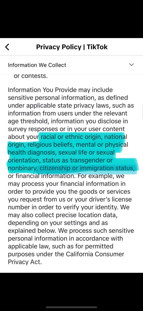 PSA to delete your tiktok. the new terms and conditions are insane.