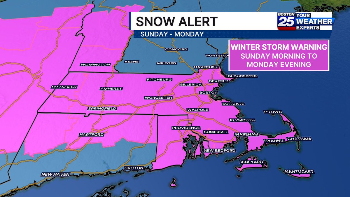 tuckerweather's tweet photo. Winter storm WARNING officially issued across the region! This comes as no surprise, but it's always iconic ahead of a big storm ❄️ https://t.co/E4iDXrhxtT