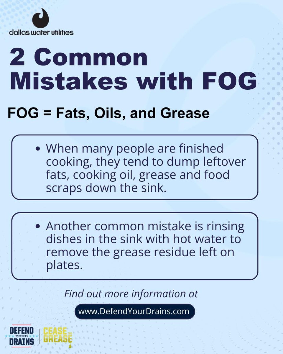 For more tips and advice for protecting your drains visit DefendYourDrains.com