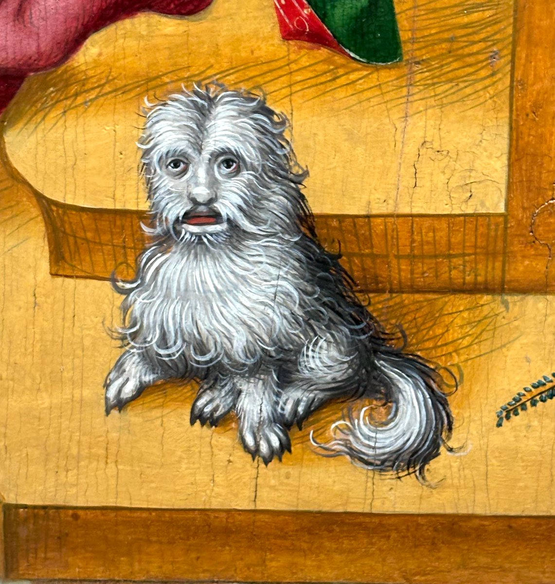 WeirdMedieval's tweet image. a dog, switzerland, 15th century