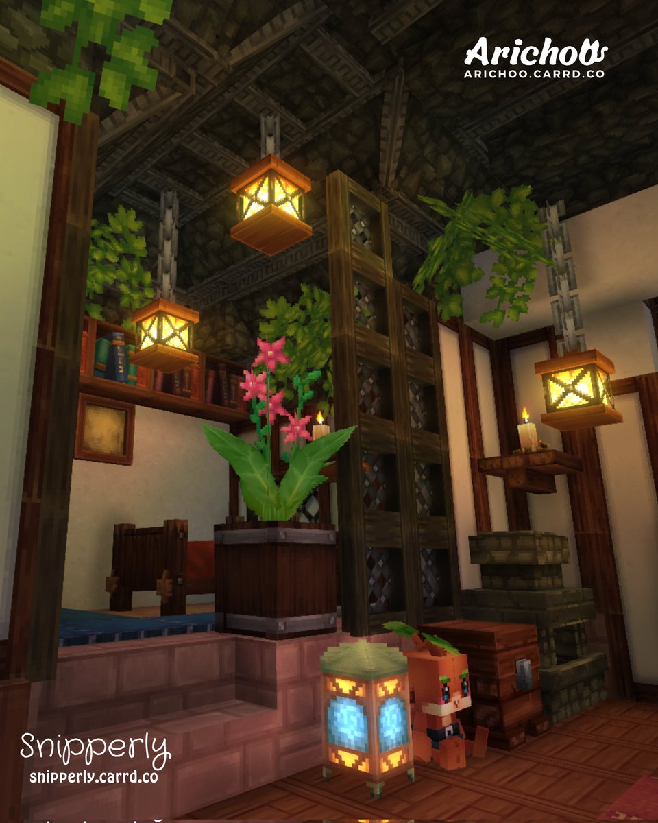 loved using the lanters and making them hang low 😭🫶🏻 #hytale (collab with <a href="/ArichooMC/">Arichoo</a> )