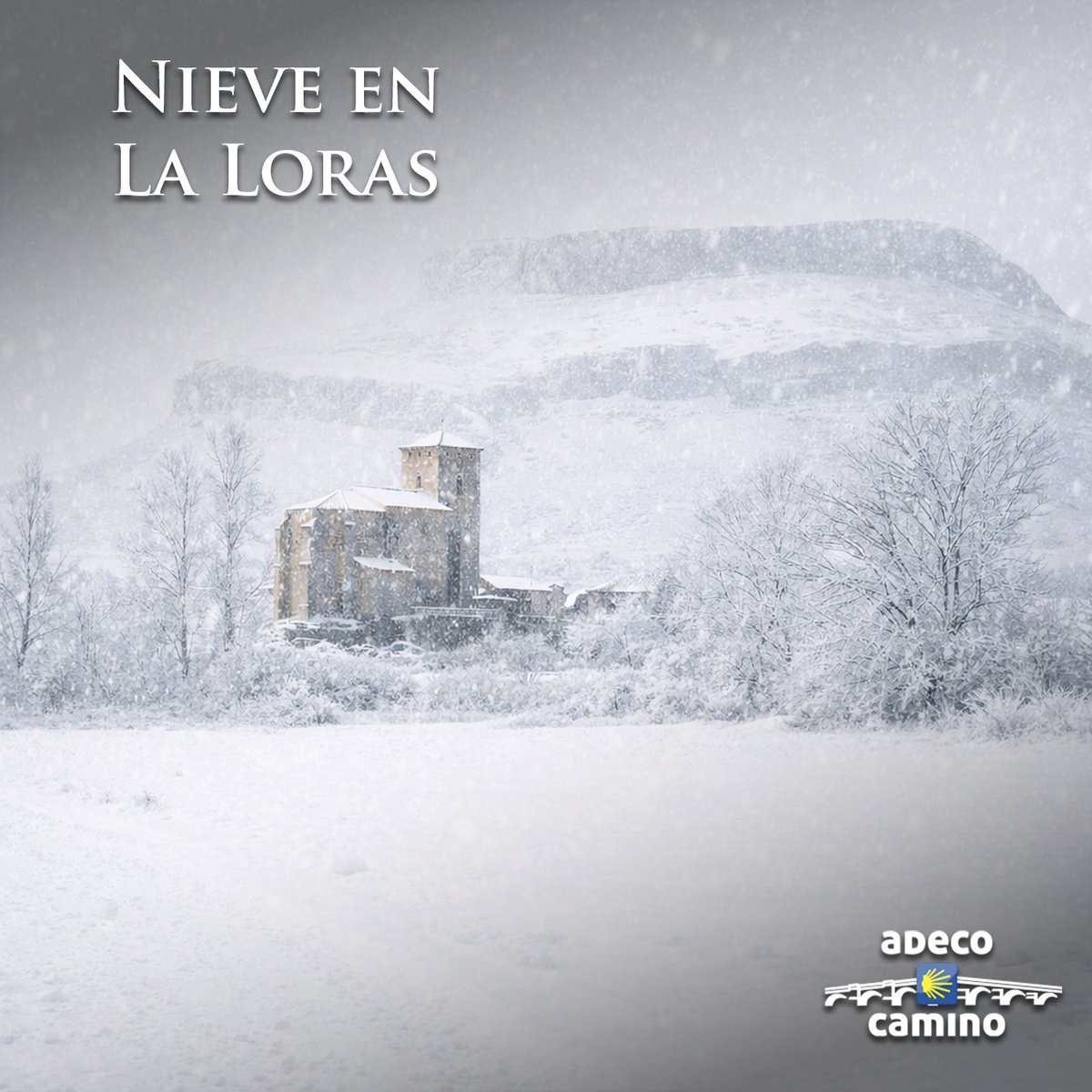 El Geoparque de Las Loras <a href="/geoloras/">geoparquelasloras</a> recibe cada año la visita de la nieve como un rito ancestral, que lo conecta con lo más remoto de su pasado glaciar, cuando la vida se abría camino mucho antes de que nuestros pasos hollaran esta tierra, sosteniendo en silencio la pura historia