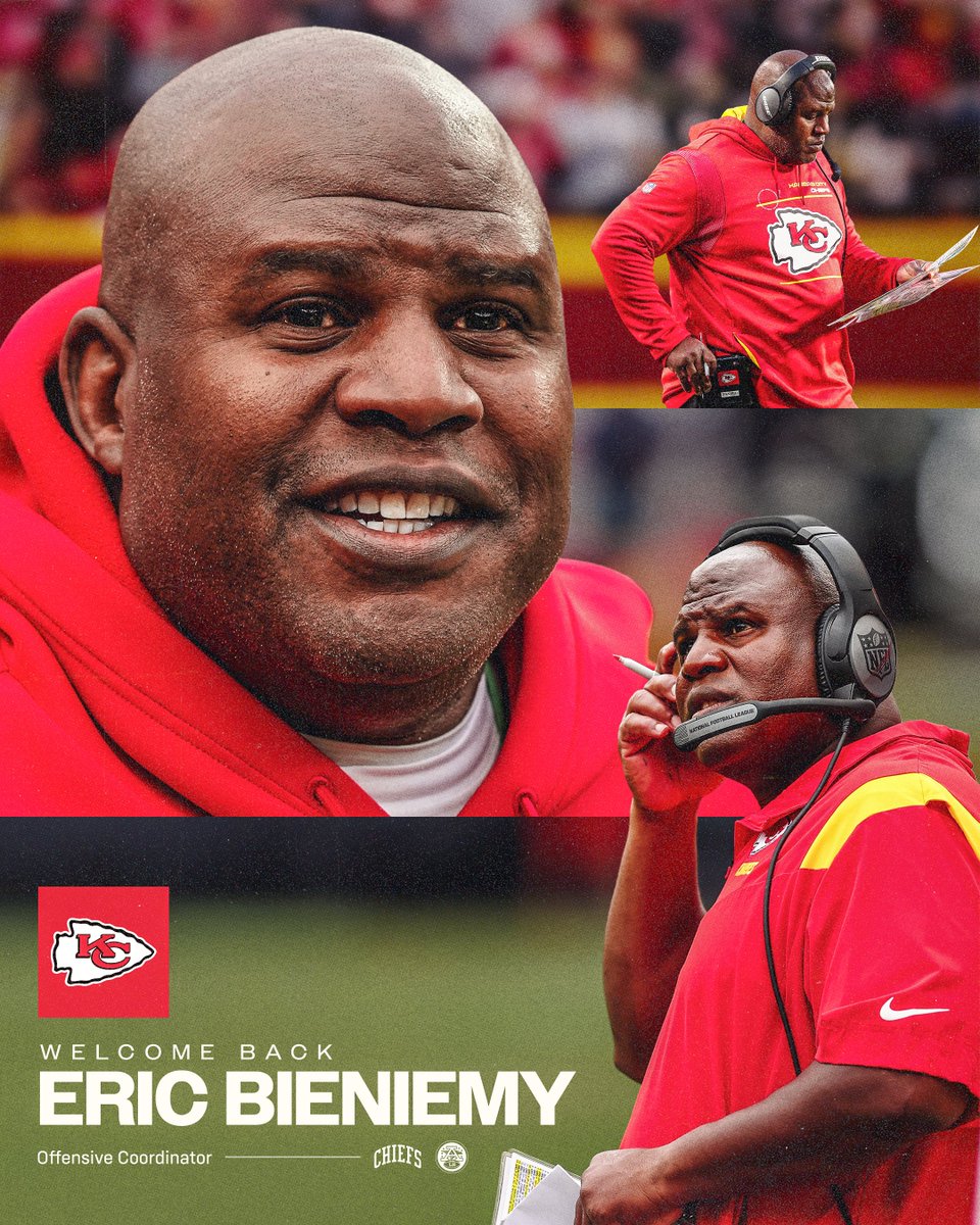 Chiefs's tweet image. EB is back in KC. Let's get to work 🤝