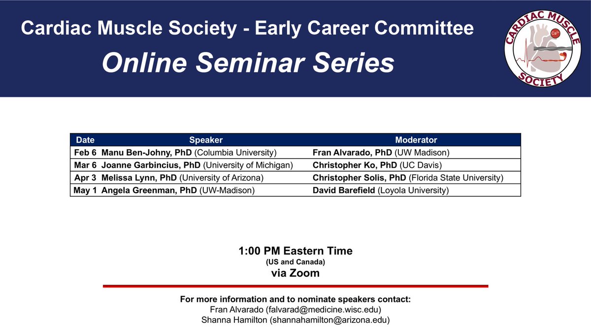 Cardiac Muscle Society tweet media