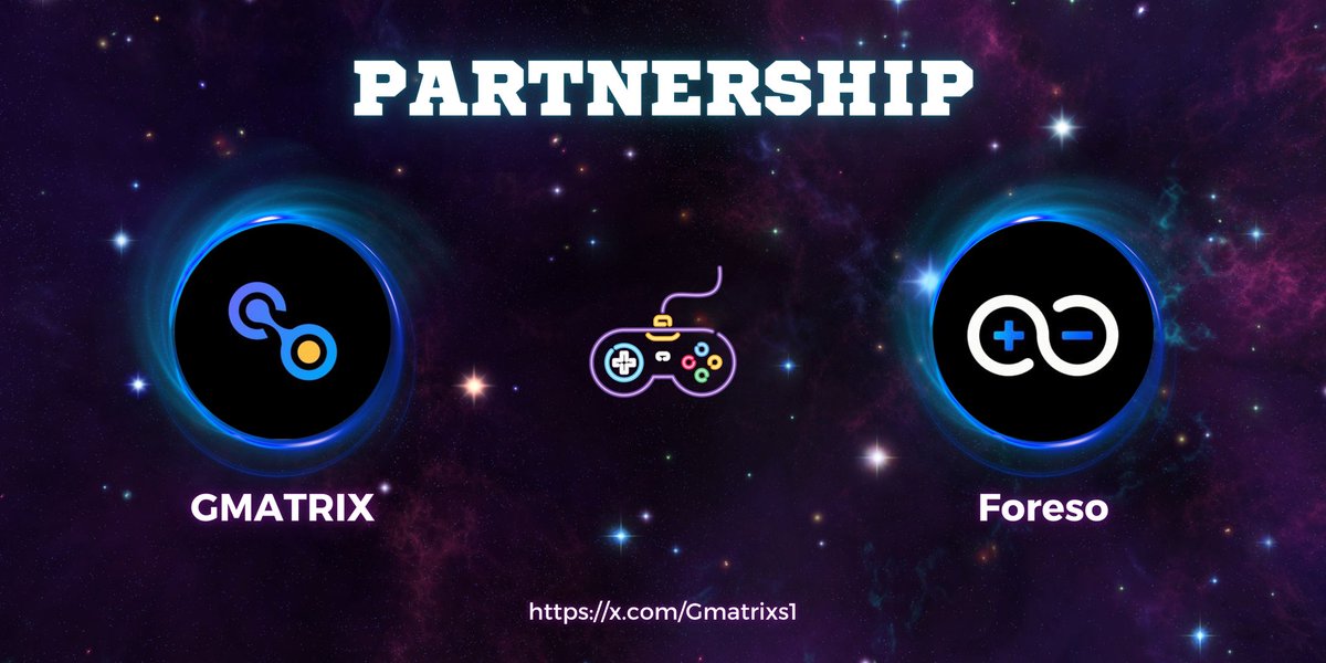 🎉 Excited to announce our new #Partnership with <a href="/ForesoGlobal/">Foreso</a>

🎯 Foreso is a decentralized pan-entertainment event prediction ecosystem.

#Gmatrixs #Foreso#Web3 #BlockchainGaming #BSC