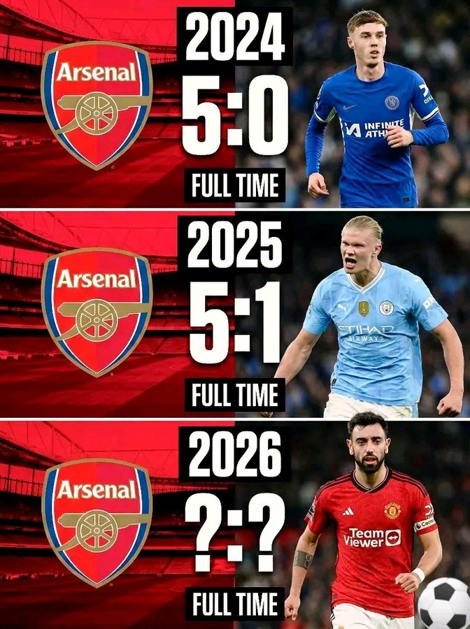 Kcee__jnr's tweet photo. Every year, one small team becomes very unfortunate at the Emirates. 

Chelsea and Manchester City have received their dose over the last two years, and now we face Manchester United next. 

Are you thinking what I'm thinking?? https://t.co/FkVlFii7nF
