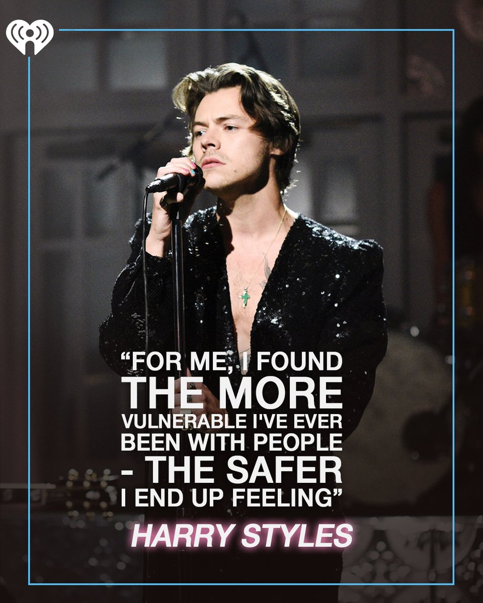 iHeartRadio's tweet image. Relationships when you can be vulnerable &amp;gt;&amp;gt;&amp;gt;

Full interview with @Harry_Styles: ihr.fm/HarryStylesInt…