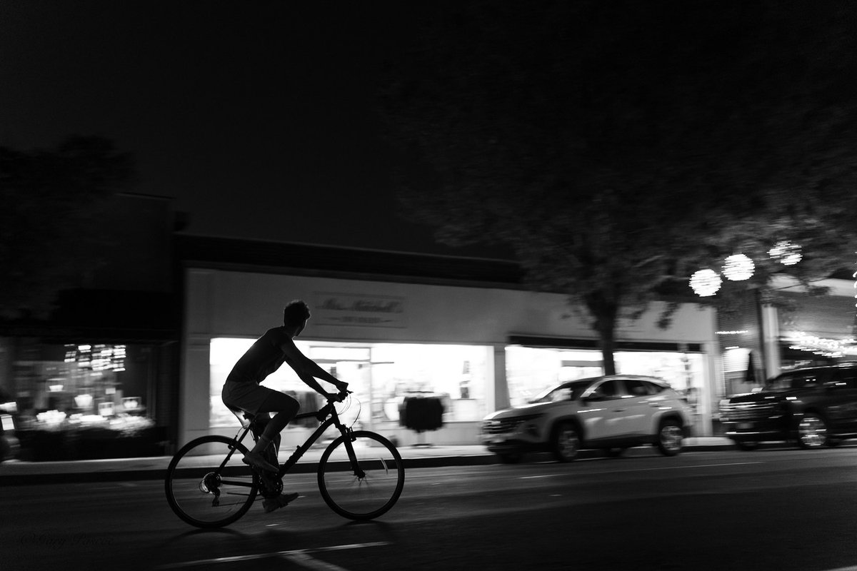 Night Ride #StreetPhotography #Photography #BlackandWhite