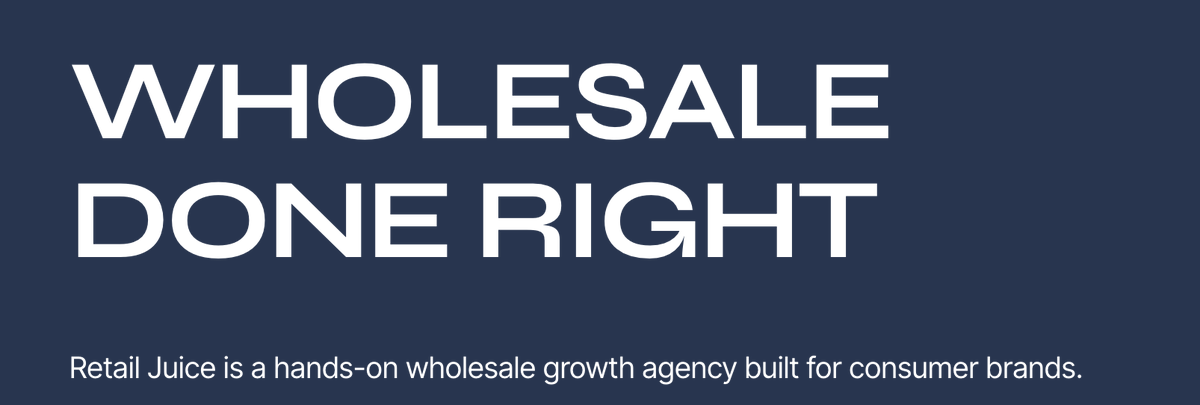 benjihyam's tweet photo. If you're a DTC business looking to build out your wholesale program check out https://t.co/lULKyefQ7x

@jaredrm20 https://t.co/RPdPW25Xjw
