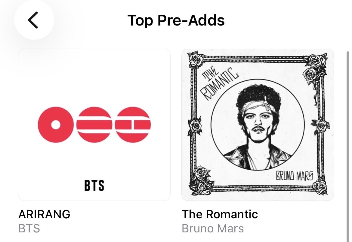 Pk_bts_land's tweet image. ARIRANG has now reached #1 on Apple Music Top Pre-Adds USA. 

KEEP PRE SAVINGG!!