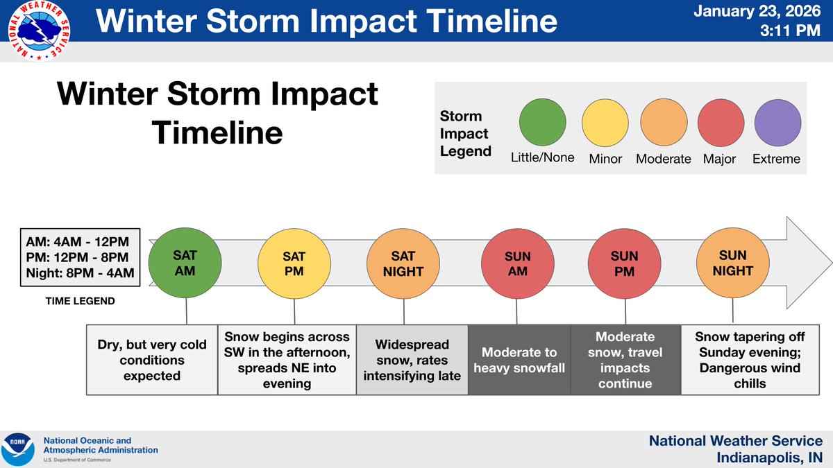 A Winter Storm Warning remains in effect for central Indiana beginning ...