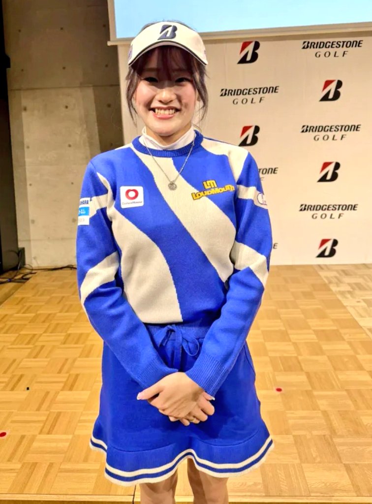 ⛳👩✨桑木志帆✨ ブリヂストンの新ゴルフボール TOUR B X／XS（2月6日