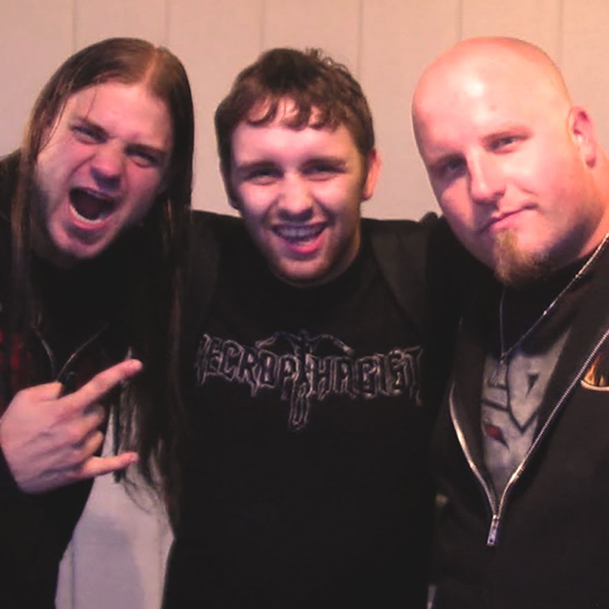 gauntletcreatve's tweet photo. Ahh the 2000's, certainly part of my wonder years. 
￼
Here's a shot of me with the crew from Into Eternity at a Boston gig in '07 + some of my most played albums for each year 💿 https://t.co/oIjHYm63qy