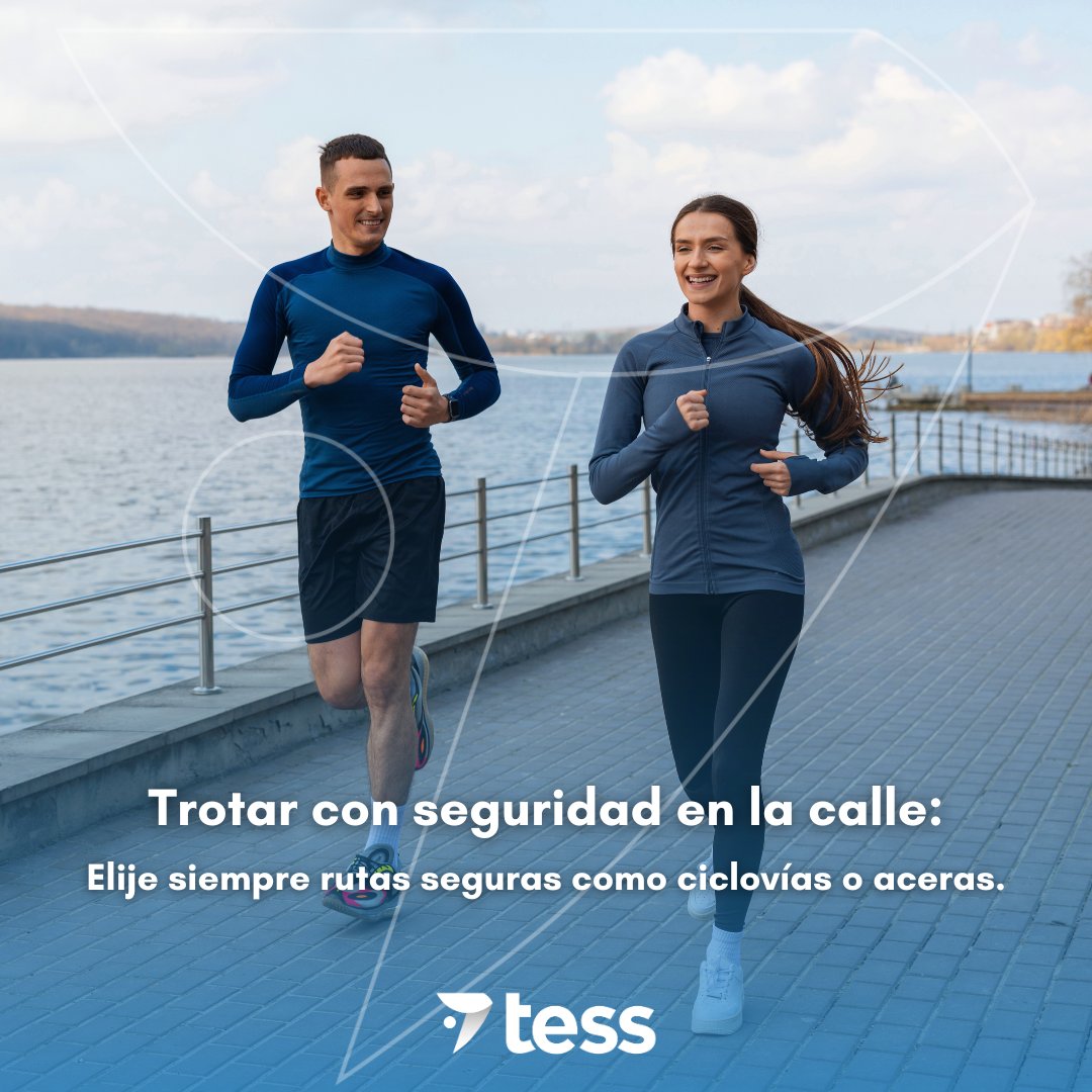 somostess's tweet photo. 🏃‍♀️🚦 Tu seguridad empieza por la ruta.
Prefiere siempre aceras y ciclovías al trotar.
#SomosTESS #TránsitoManta https://t.co/I8S0ppezW9