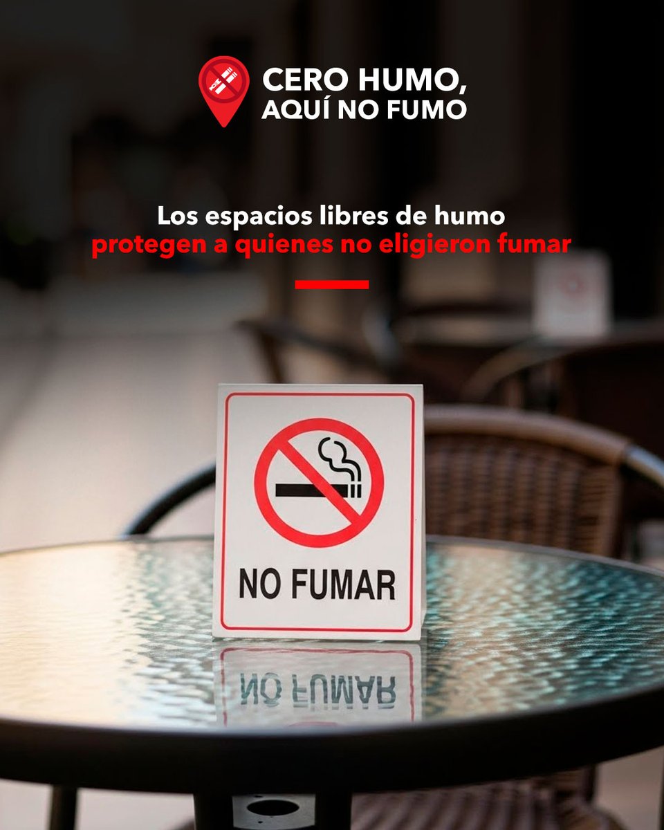🚭 Los espacios libres de humo existen para proteger vidas
Niñas, niños, adultos mayores y personas con enfermedades respiratorias merecen aire limpio 

📞 ¿Necesitas ayuda para dejarlo? Llama a la Línea de la Vida: 800 911 2000

 #CeroHumo #Líneadelavida #MéxicoSinHumo