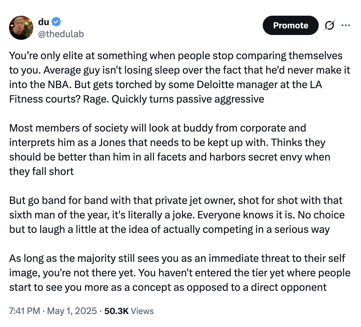 thedulab's tweet image. Great point. Similar thought below