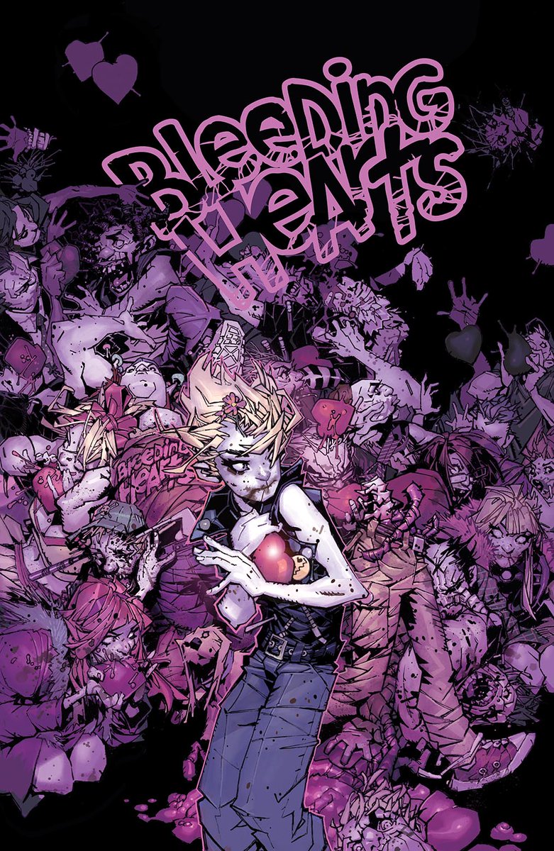 Bleeding ❤️'s! Fun book from Vertigo!  Out this week! Hope you enjoy! 👊