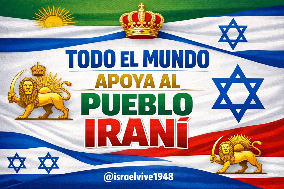 IsraelVive1948's tweet image. Rompamos el algoritmo en apoyo al pueblo iraní ,vale un lindo deseo para ellos porque este fin de semana requerirán mucha fuerza para lo que viere