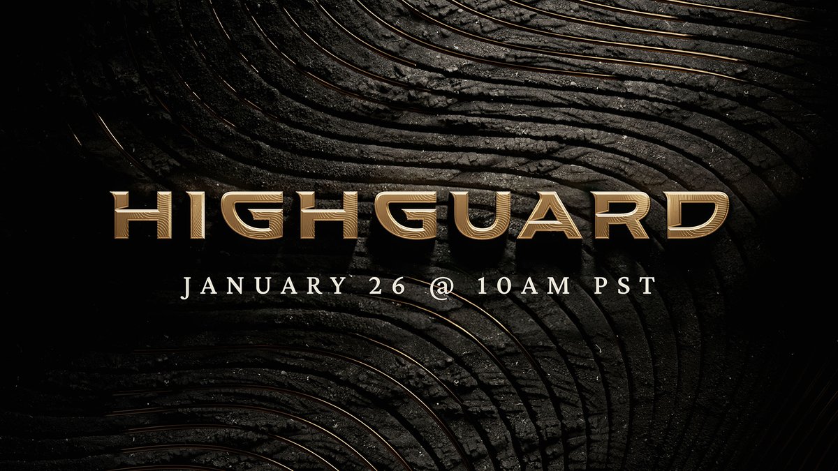 PlayHighguard's tweet image. Tune in on Monday, January 26, at 10am PT for the Highguard Launch Showcase⚔️

Here, we'll share an in-depth look at Highguard direct from the studio, featuring a full gameplay deep dive, year one plans, and much more.

👉youtu.be/0qR9Xbzt5t0