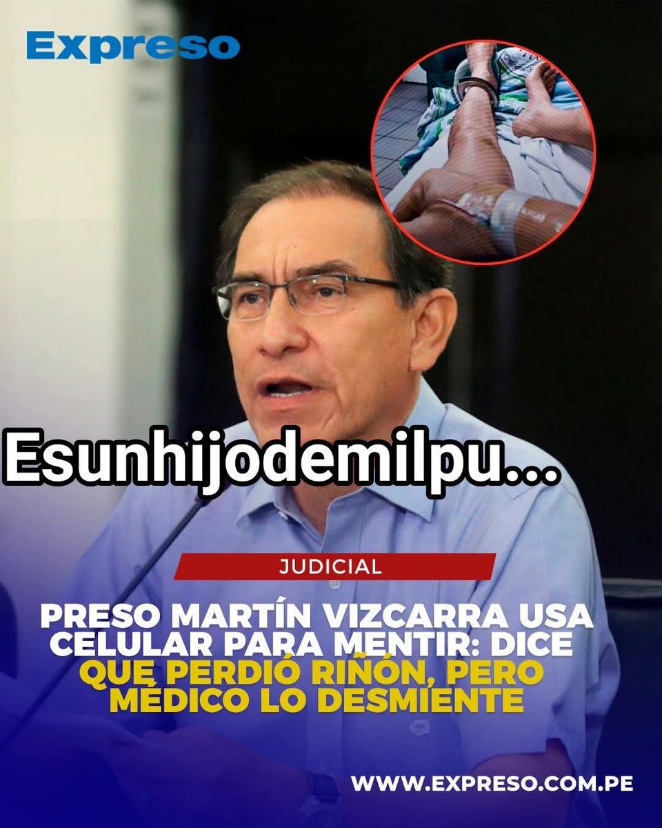 Fabiola24811583's tweet image. #LaLeyNoSeNegocia
Mentir sobre salud para manipular la justicia es COARTADA.
Usar el celular estando preso es una infracción grave.
El dictador  y genocida NO es la víctima.
Investigación y sanción ejemplar ya.
#CeroPrivilegios #LaLeyNoSeNegocia