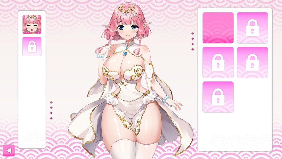 Working on the visuals for Wardrobe Mode in Hikari! Harem Hot Springs ♨️