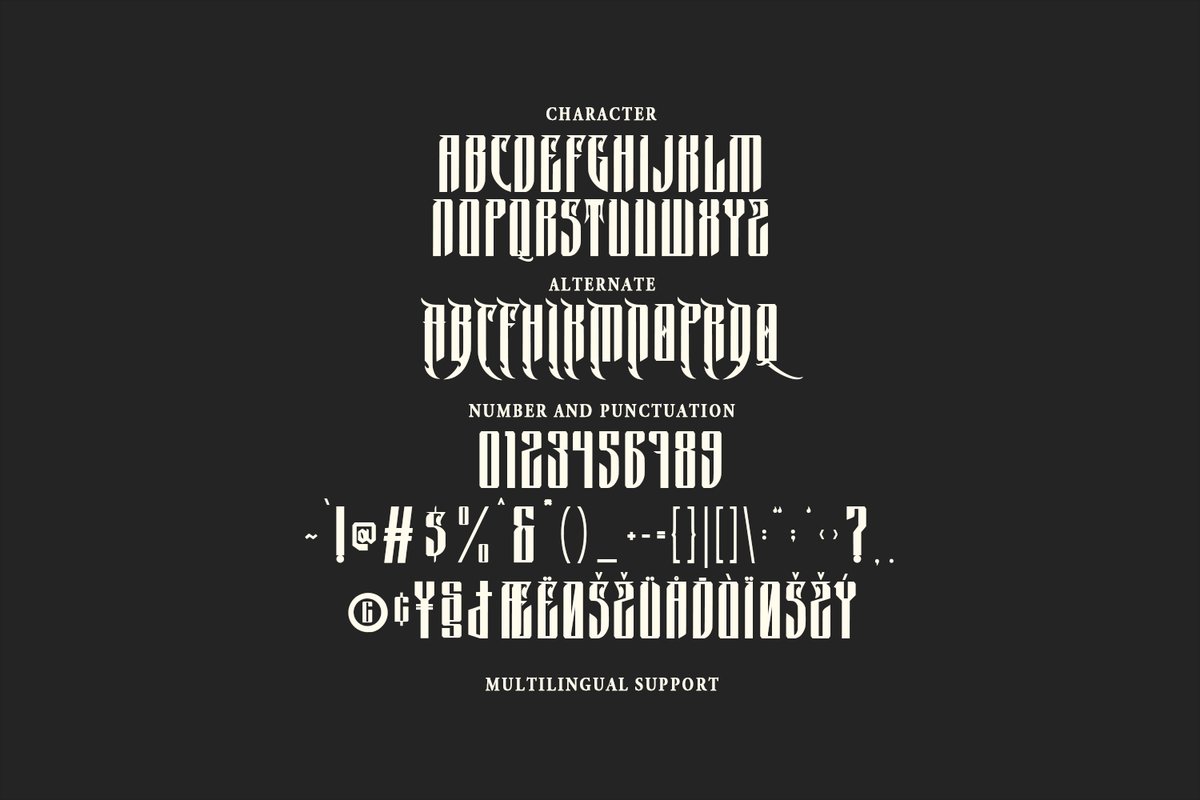 geelz_maulana's tweet image. maulanacreative.net/puscreb-modern… 
#PremiumFont #EdgyDesign #GraphicDesign #TypographyDaily #HighEndFont #EditorialType #HeadlineFont #OccultVibes #CreativeTypography #UniqueTypeface #VectorGraphics #BrandingIdentity #ElegantGothic #SharpSerif #ThornType #GothicModern #ArtisticFont