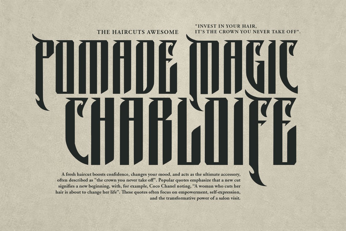 geelz_maulana's tweet image. maulanacreative.net/puscreb-modern… 
#PremiumFont #EdgyDesign #GraphicDesign #TypographyDaily #HighEndFont #EditorialType #HeadlineFont #OccultVibes #CreativeTypography #UniqueTypeface #VectorGraphics #BrandingIdentity #ElegantGothic #SharpSerif #ThornType #GothicModern #ArtisticFont