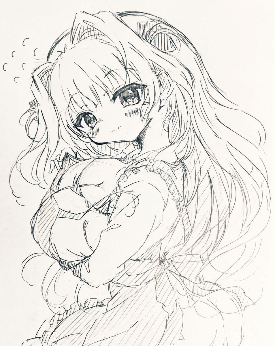 春風、エプロン。 