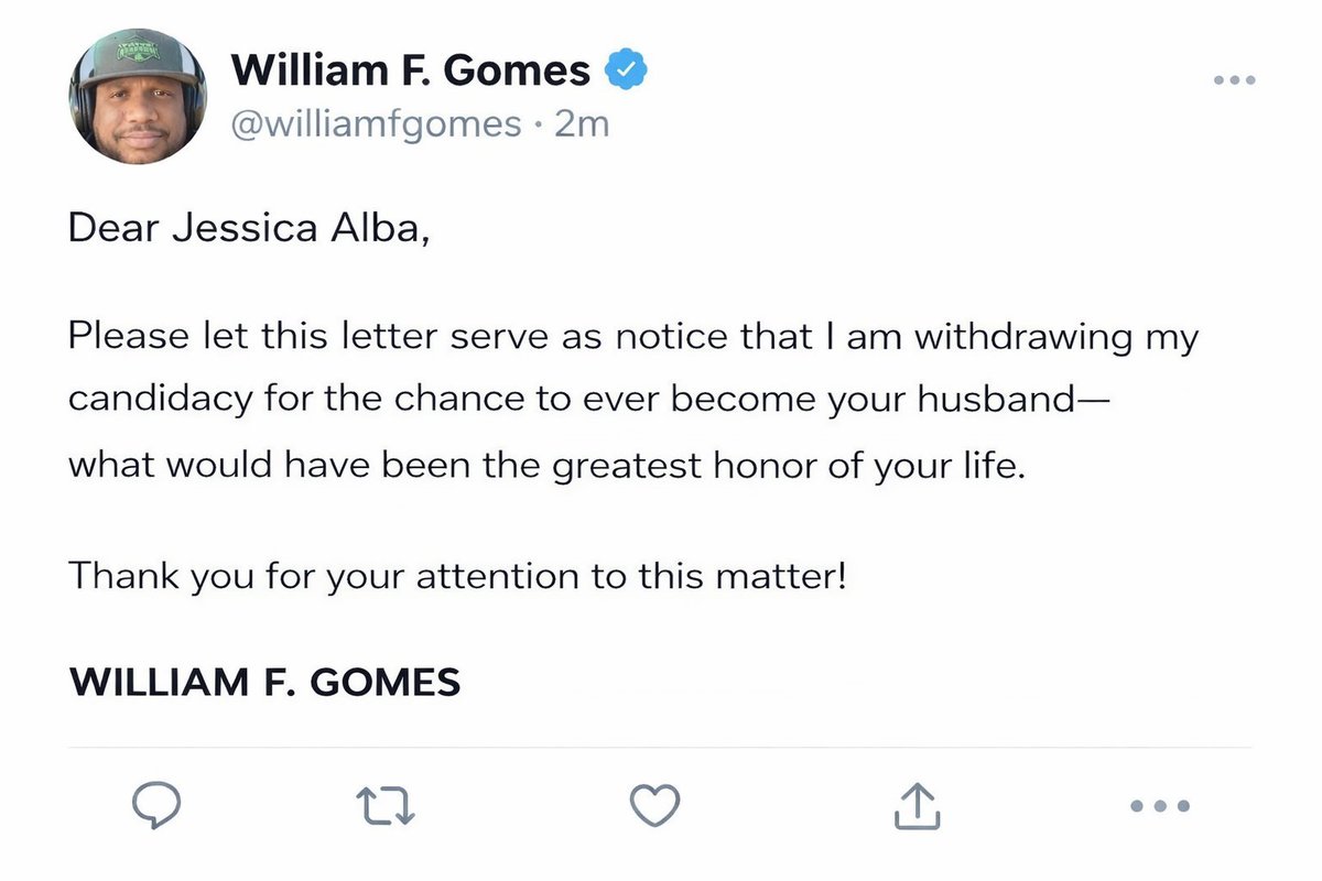 William Gomes tweet media