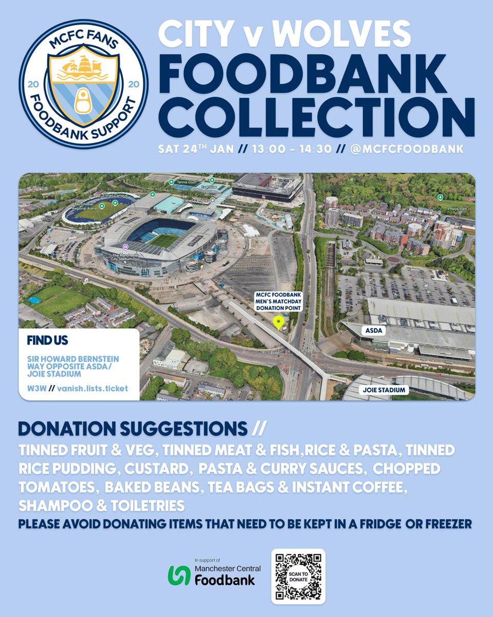 MCFC Fans Foodbank Support tweet media