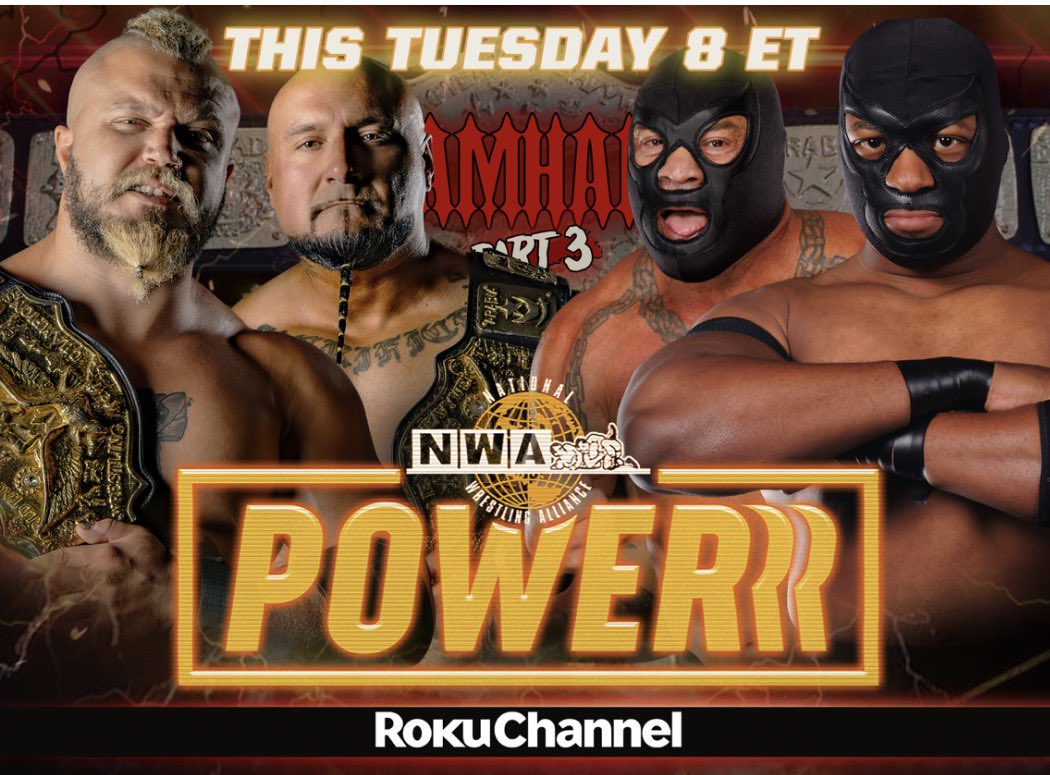 Catch all the action and excitement as @NWA on Roku airs for FREE every Tuesday on Roku Sports at 8 pm ET with replays on Tuesday at 11:00 PM ET / 8:00 PM PT + on demand.

The National Wrestling Alliance: for over 77 years, where HISTORY LIVES, and LEGENDS are FORGED!